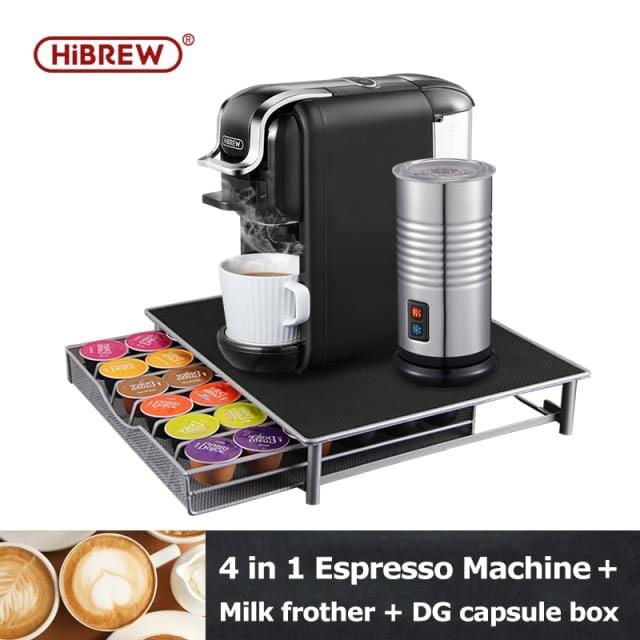 Hibrew – Machine À Café 4 En 1 À Capsules Multiples, Entièrement